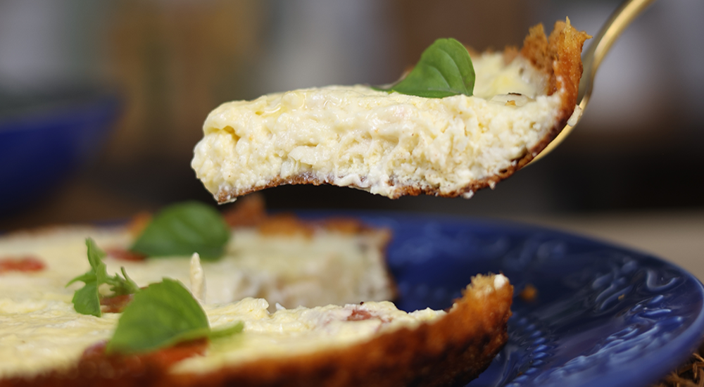 Quiche Low Carb de Frigideira: leve, prtica e irresistvel!